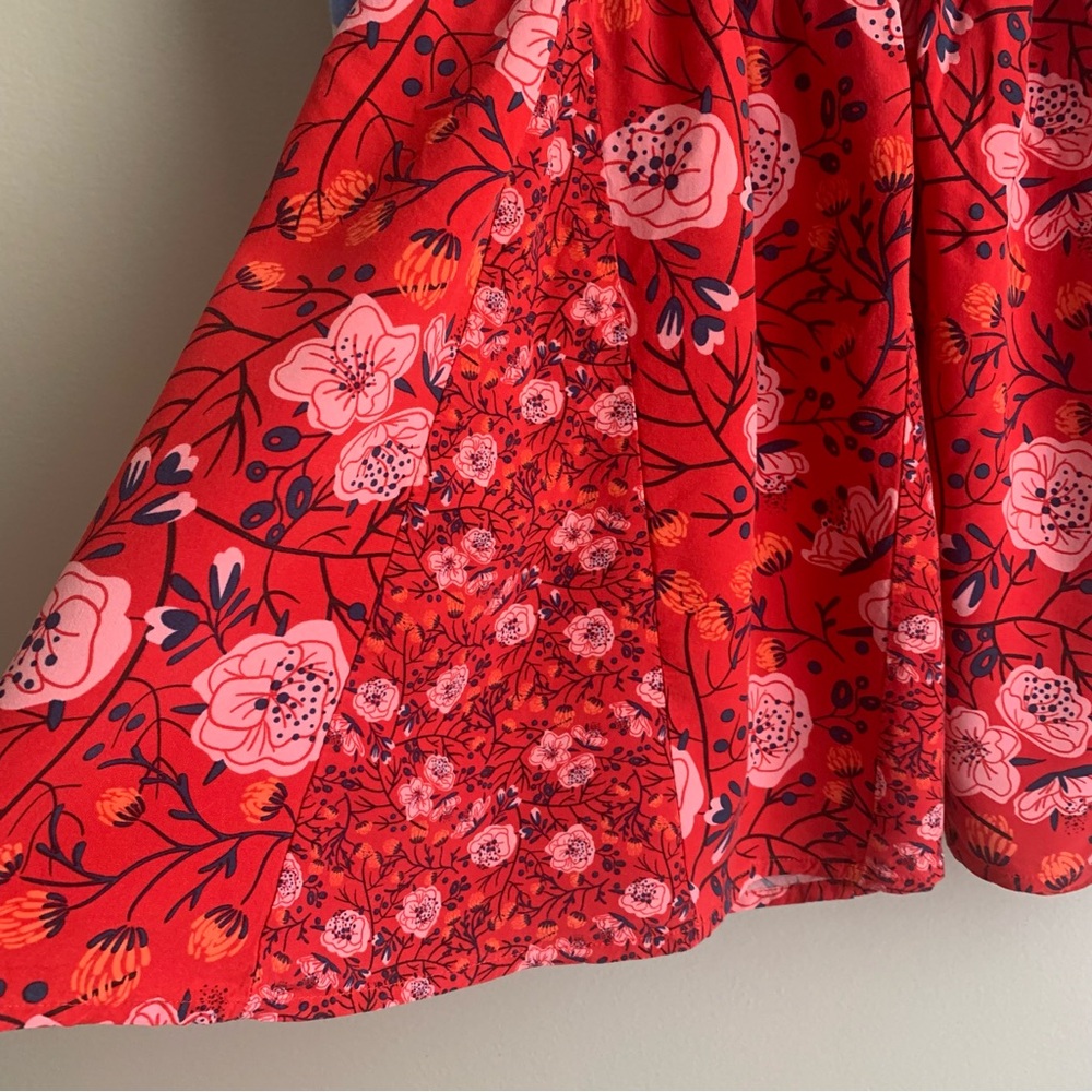 Matilda Jane Polka Dot Top Floral Bottom Dress Size 6 - Picture 3 of 13